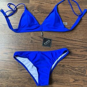 Zaful royal blue bikini